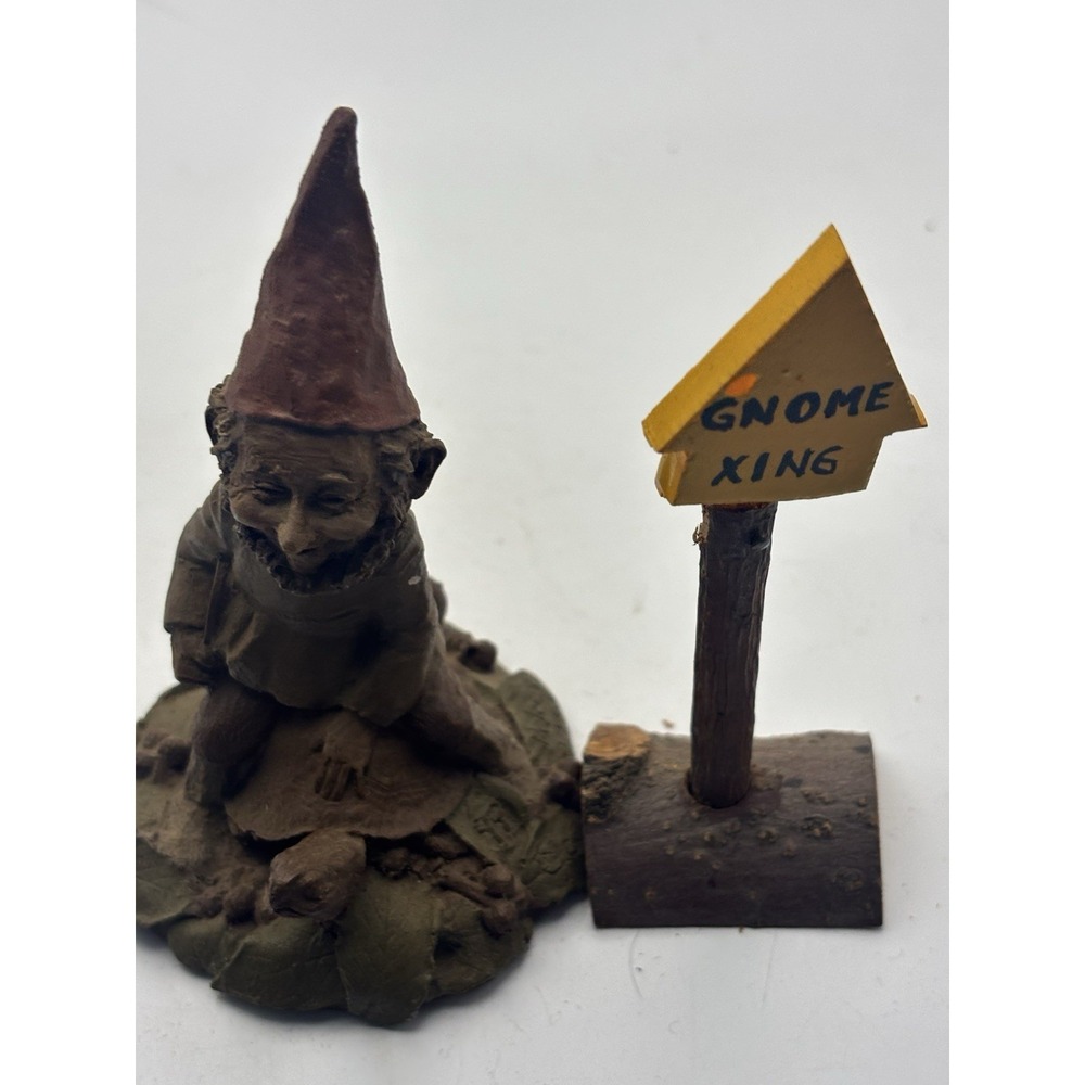 Tom Clark POKEY Gnome on Turtle Figure Sculpture 1983 Collectible